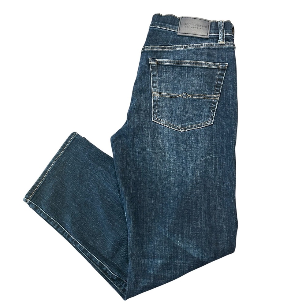 Lucky Brand 363 Vintage Straight Jeans 32x30 Dark Wash Y2K Classic Denim